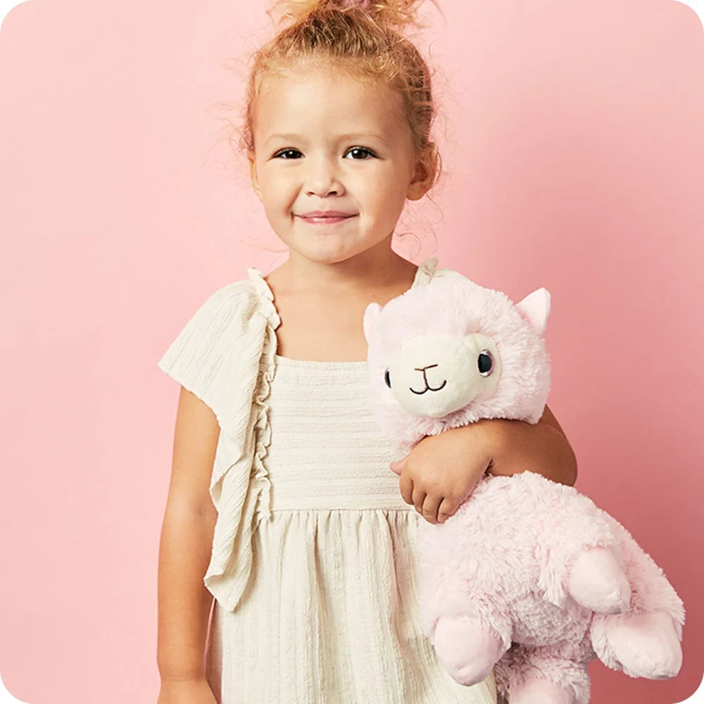 Microwavable Weighted Llama Plush - Pink