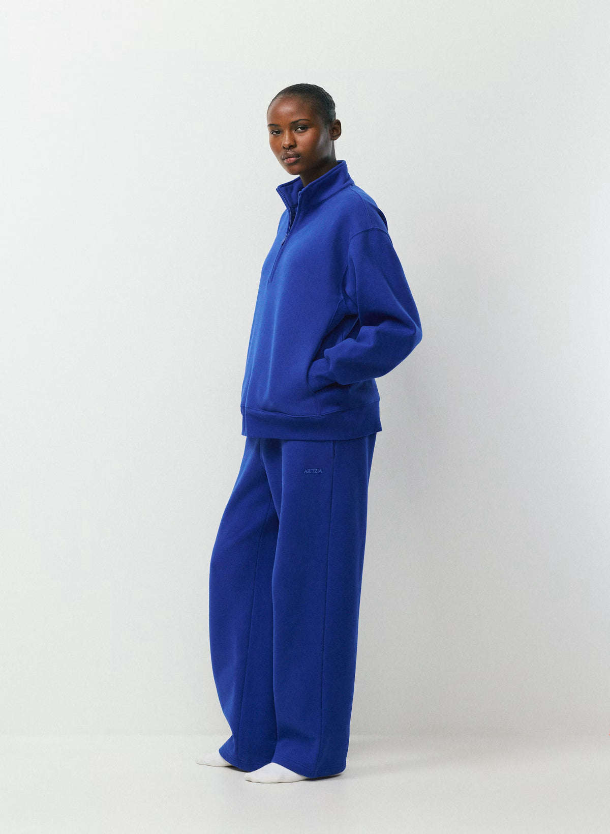 Straight-Leg Fleece Sweatpants - Yellow