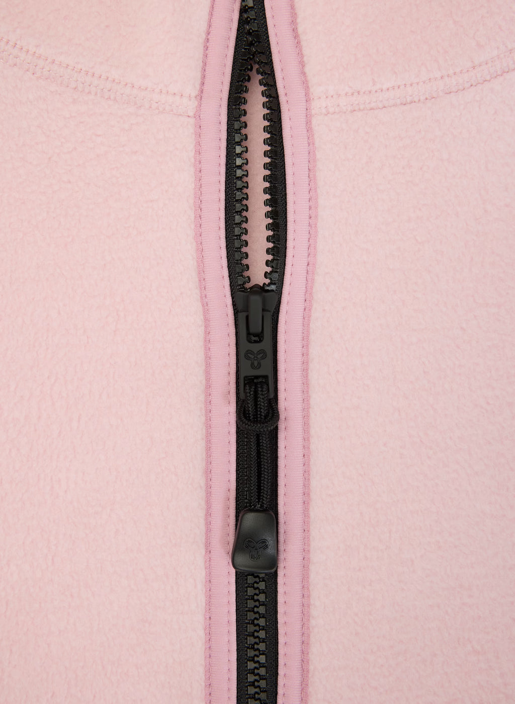 Oversized Half-Zip Microfleece Pullover - Gray