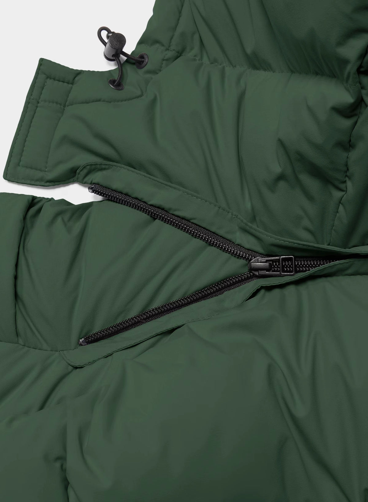 Long Down Puffer Jacket - Blue