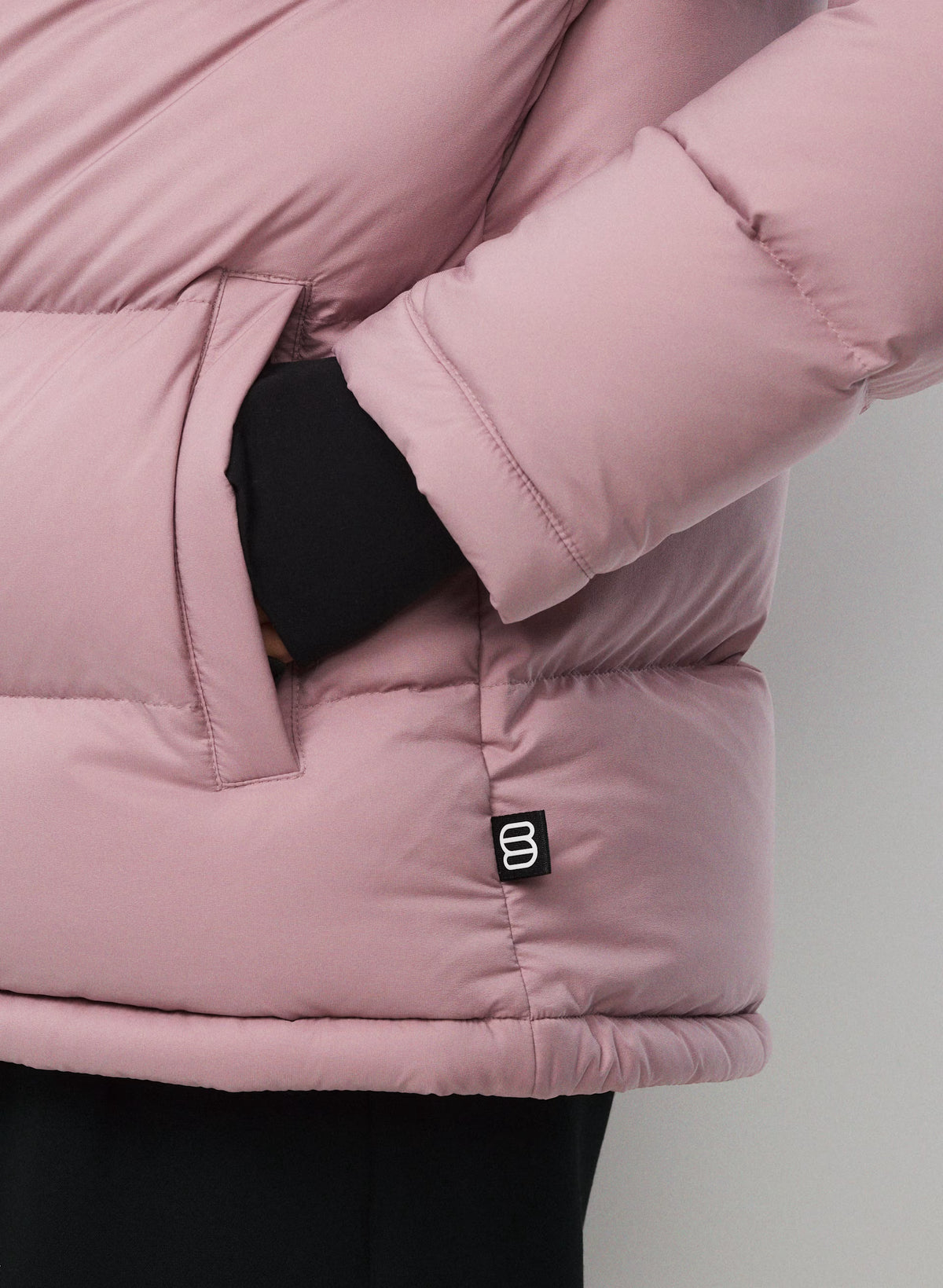 Long Down Puffer Jacket - Blue