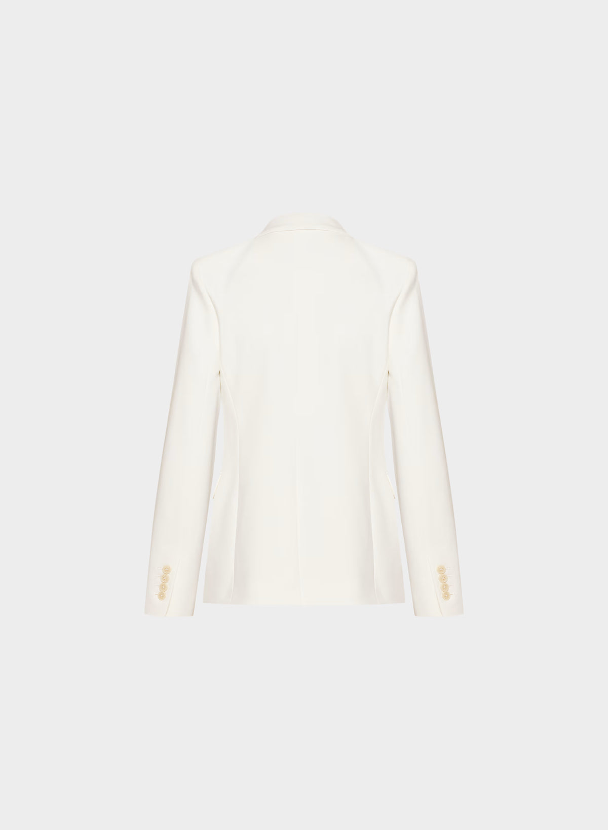 Single-Breasted Stretch Blazer - Check