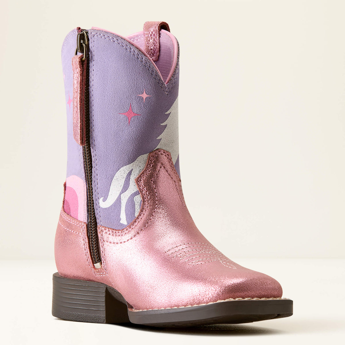 Kids' Sparkle Unicorn Western Boots - Pink