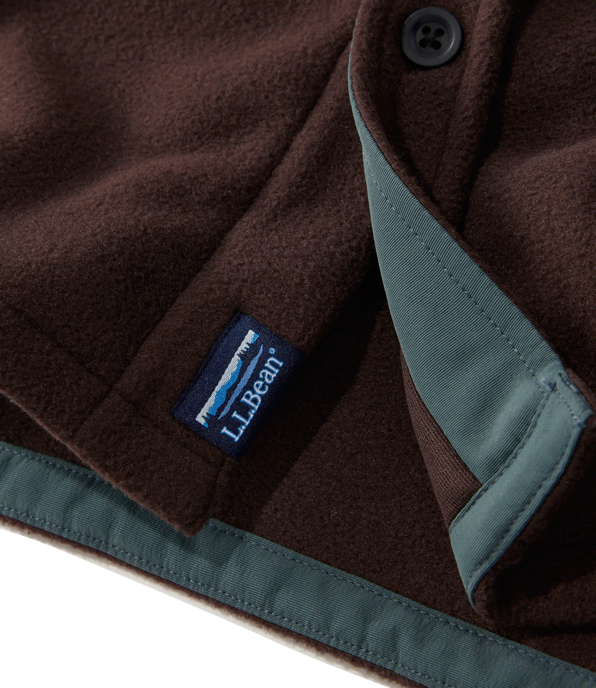 Men's Recycled Fleece Overshirt - Dark Navy