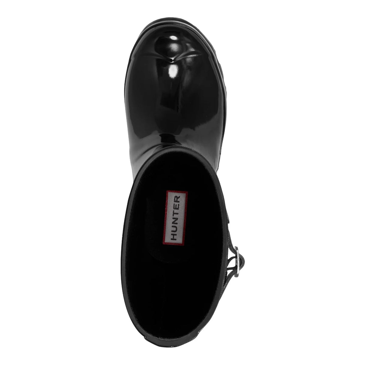 Kids' Glossy Rain Boots - Black