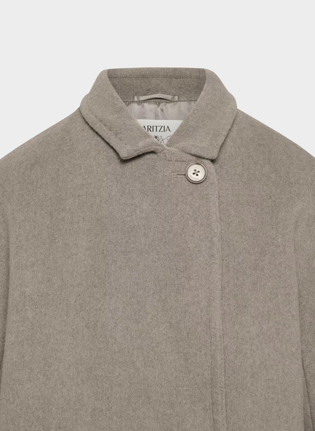 Double-Breasted Wool Cashmere Coat - Herringbone