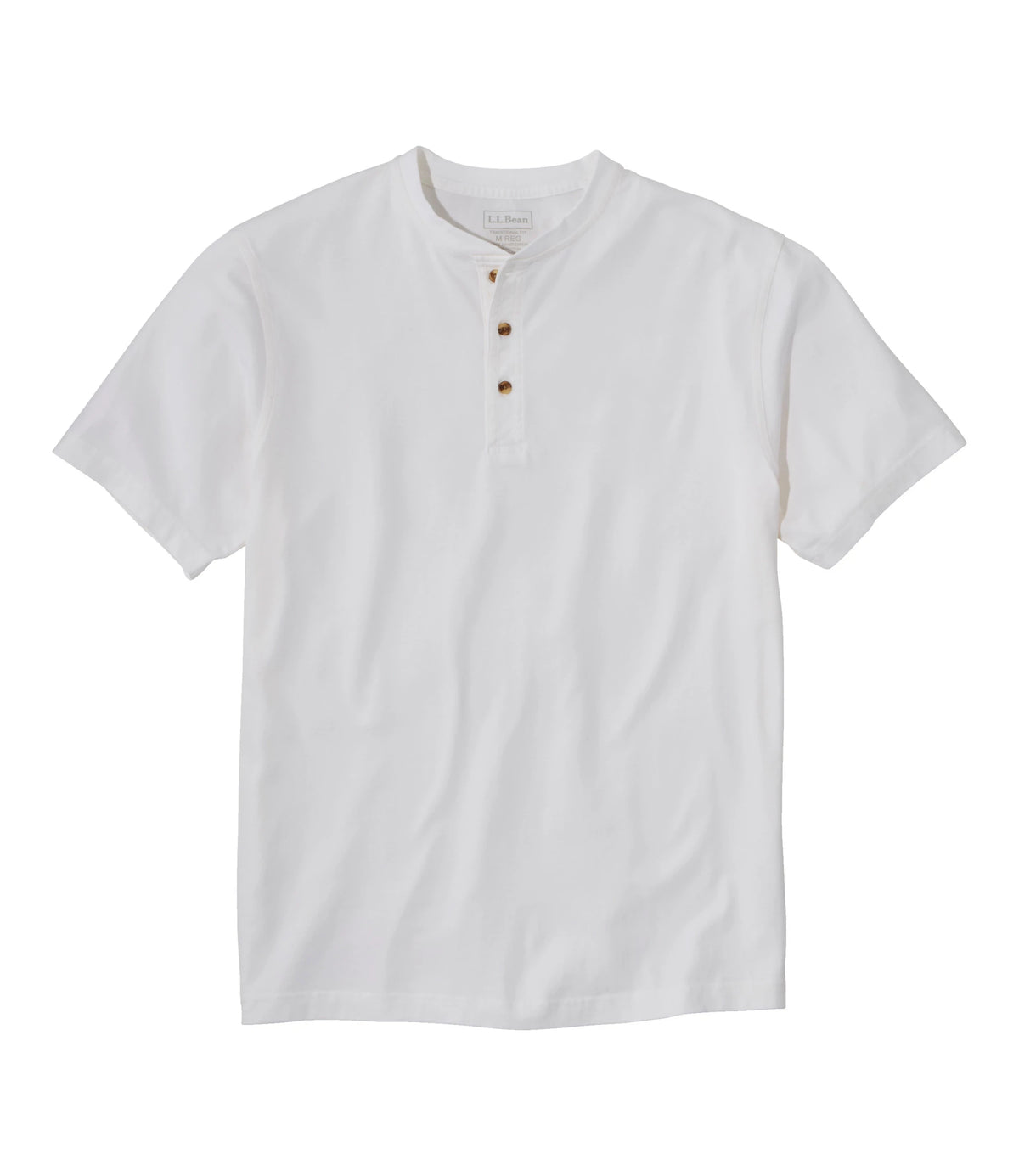 Men's Cotton Henley T-Shirt - Blue