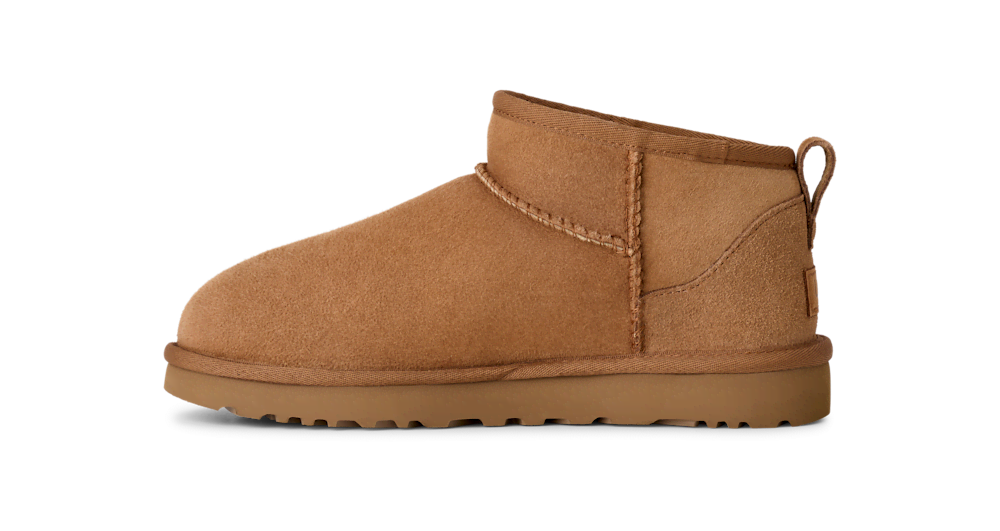 Women's Ultra-Short Sheepskin Boot - Grey