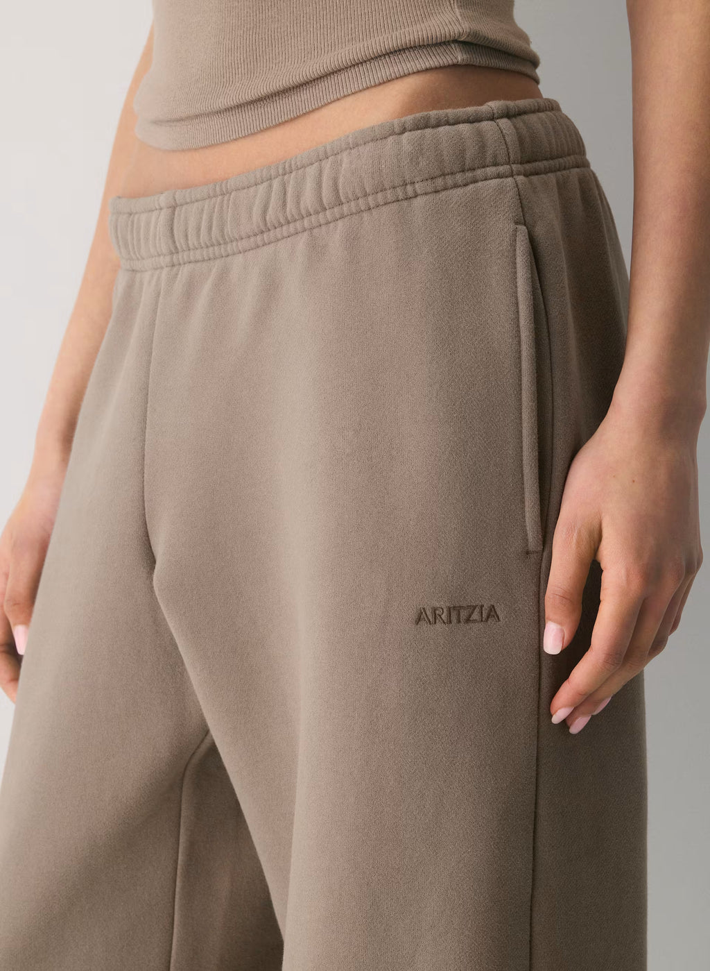 Straight-Leg Fleece Sweatpants - Yellow