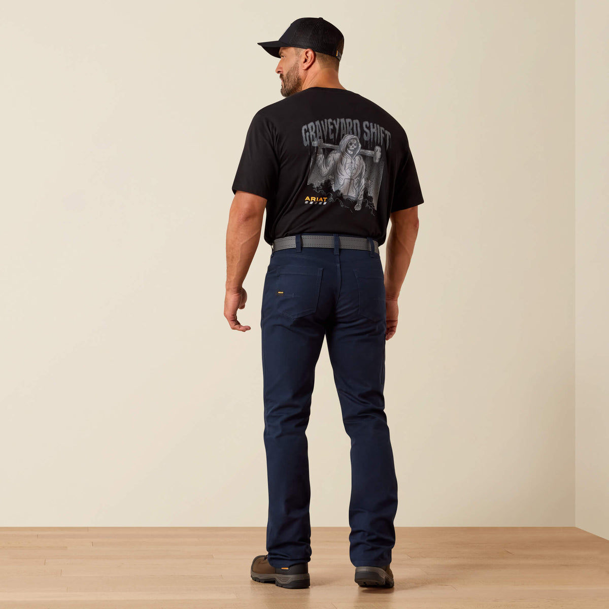 Men's Slim Stretch Canvas Work Pants - Gray