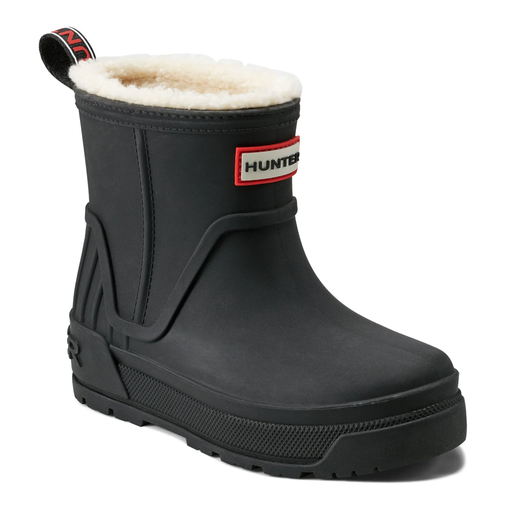 Kids' Insulated Waterproof Rain Boots - Black