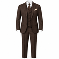 Chocolate Brown Three-Piece Suit