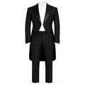 Black Tailcoat White Tie Suit