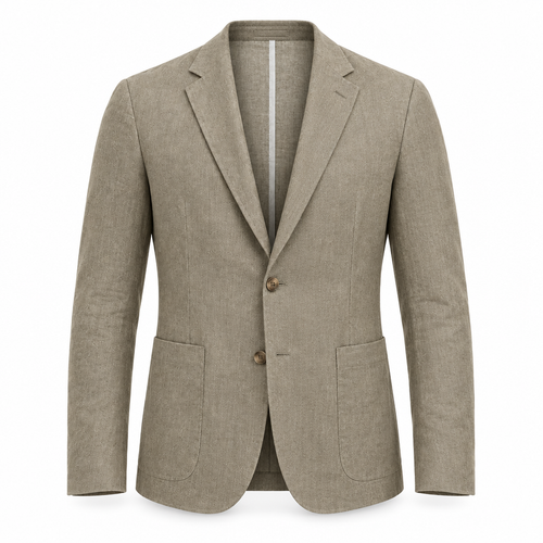 Lightweight Linen Blend Travel Blazer