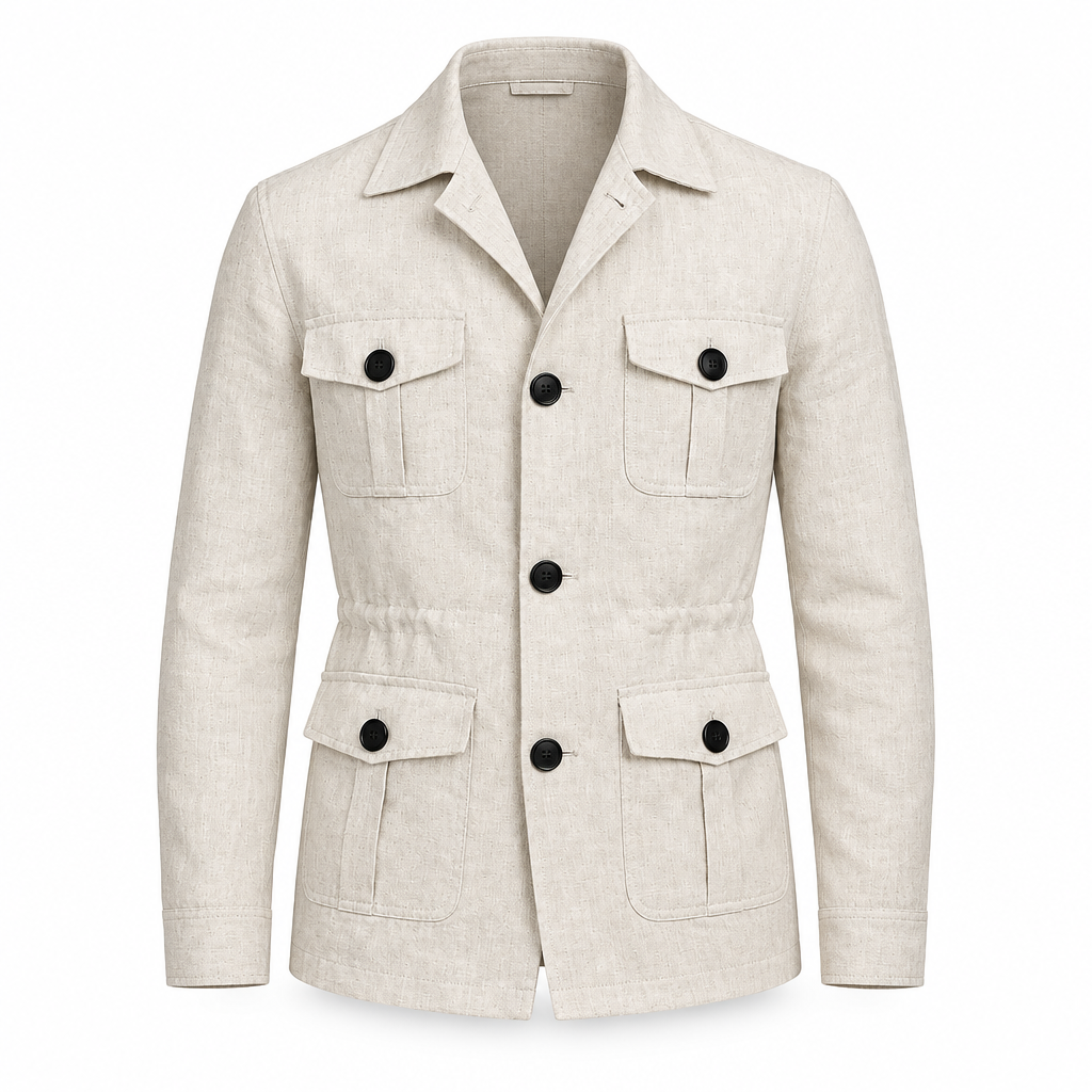 Linen Safari Field Jacket