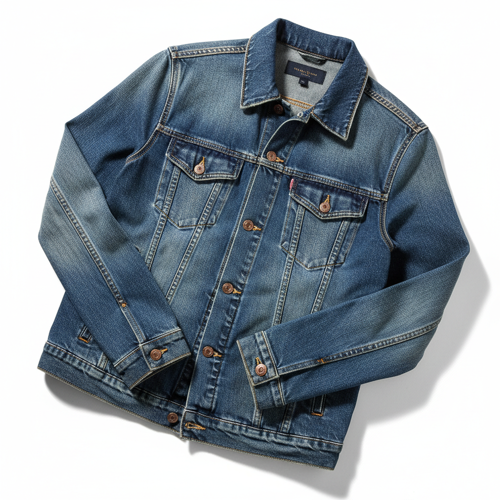 Classic Blue Denim Jacket for Men