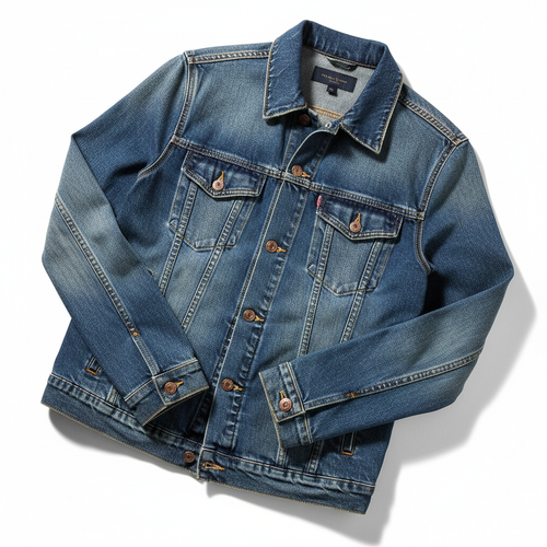Classic Blue Denim Jacket for Men